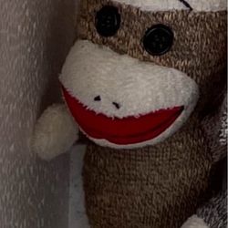 Sock Monkey With Clip
