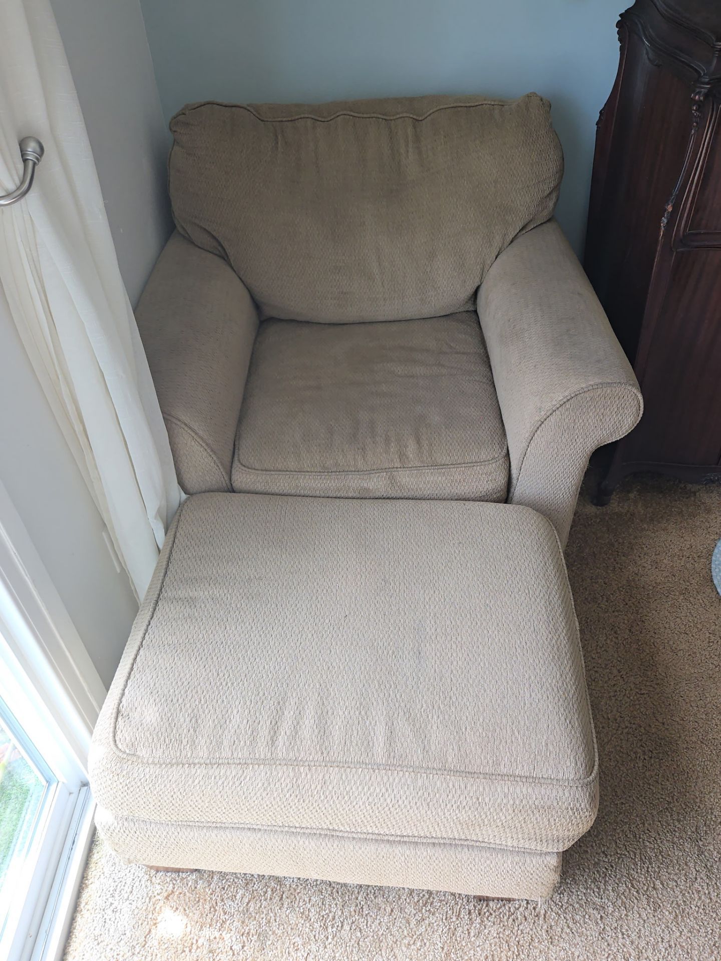Chair and ottoman