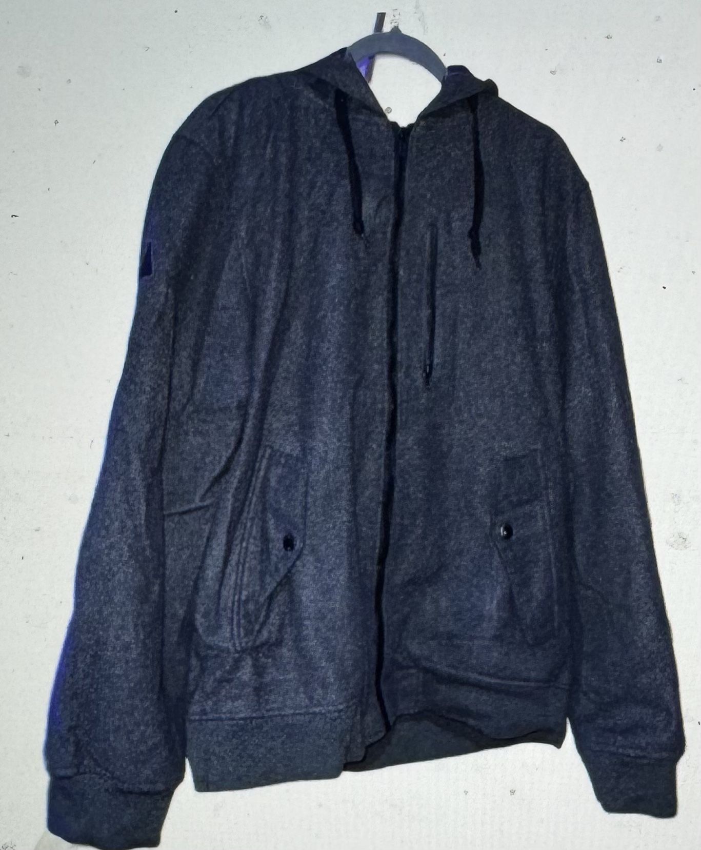 Dravus Men's Built for Wear Gray Long Sleeve with Pockets Hoodie Jacket Size XL