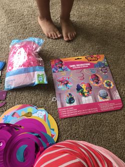 Birthday party supplies