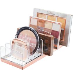 mDesign Plastic Divided Cosmetic Palette Organizer 