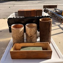 Wooden Boxes (Bulk 20) Custom rust  'paint finish'