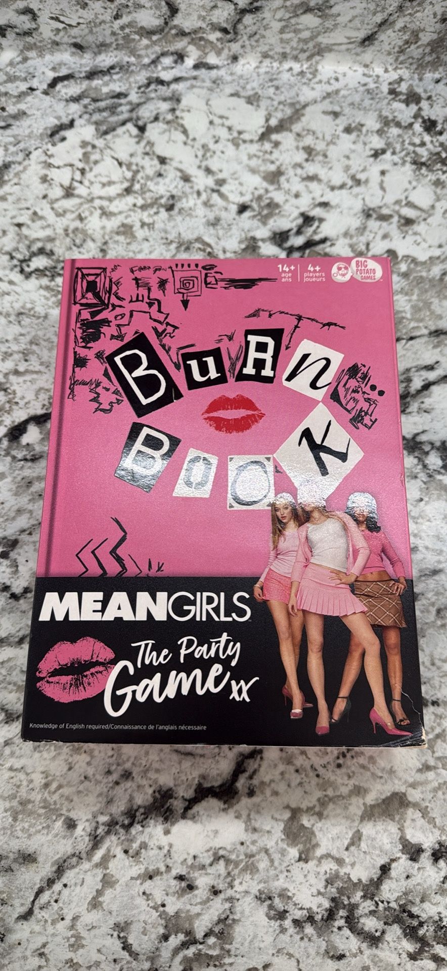 Mean Girls Burn Book Party Card Game Family Board Game Based on The Comedy