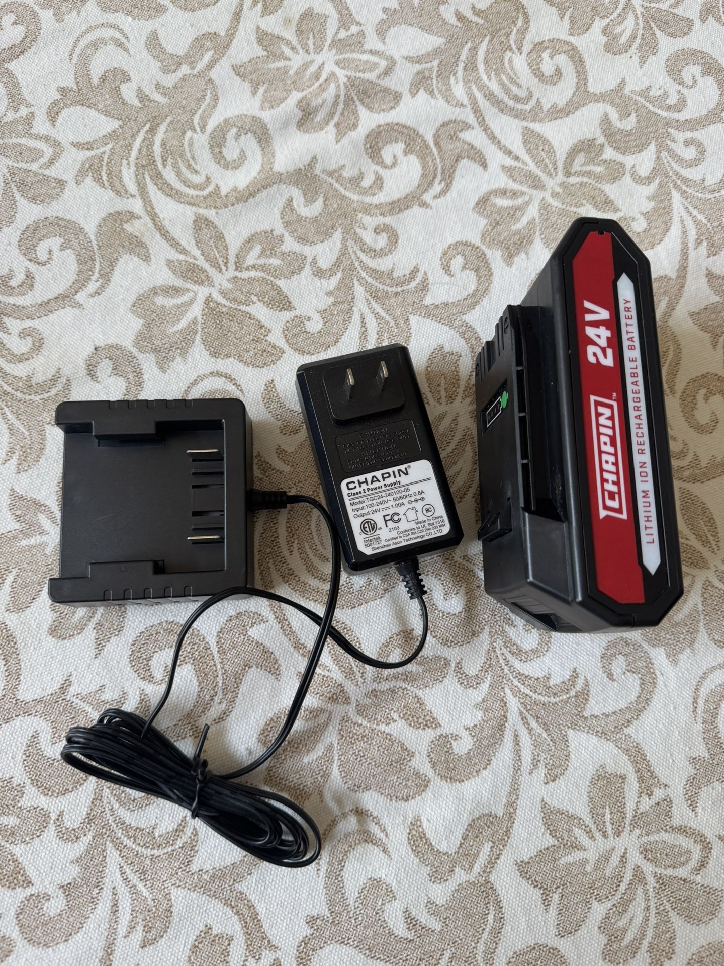 Chapin 6-8238 24V Lithium-Ion Replacement Battery and Charger