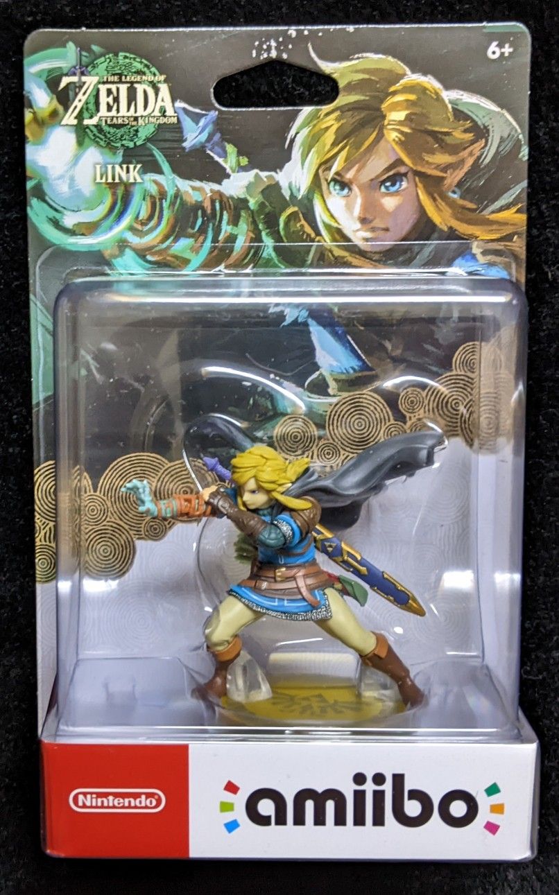 The Legend of Zelda Tears of the Kingdom Amibo Link Great Condition