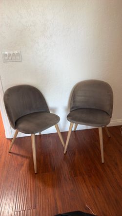 Two chairs for dining table