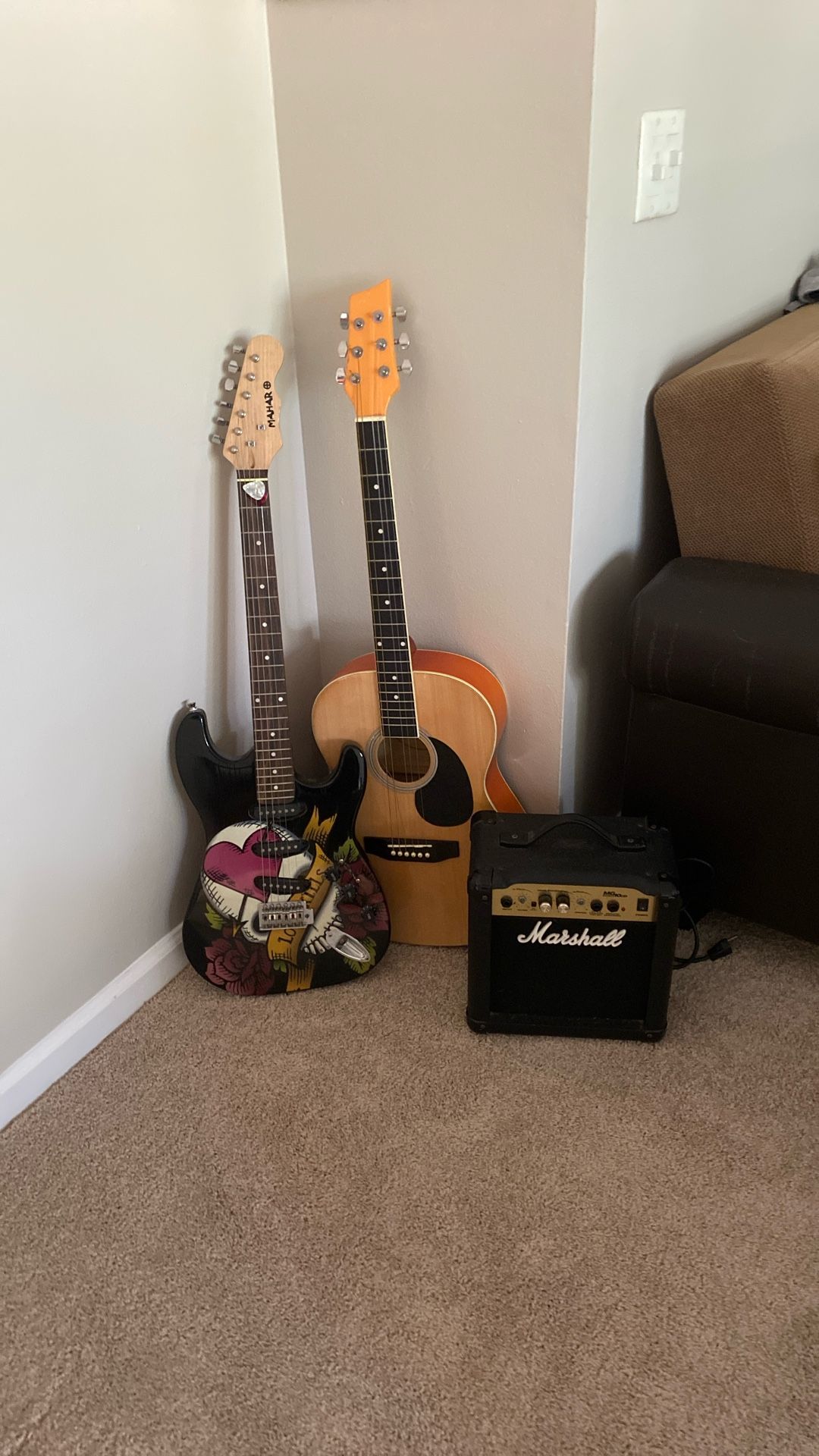 Two Guitars And Marshall