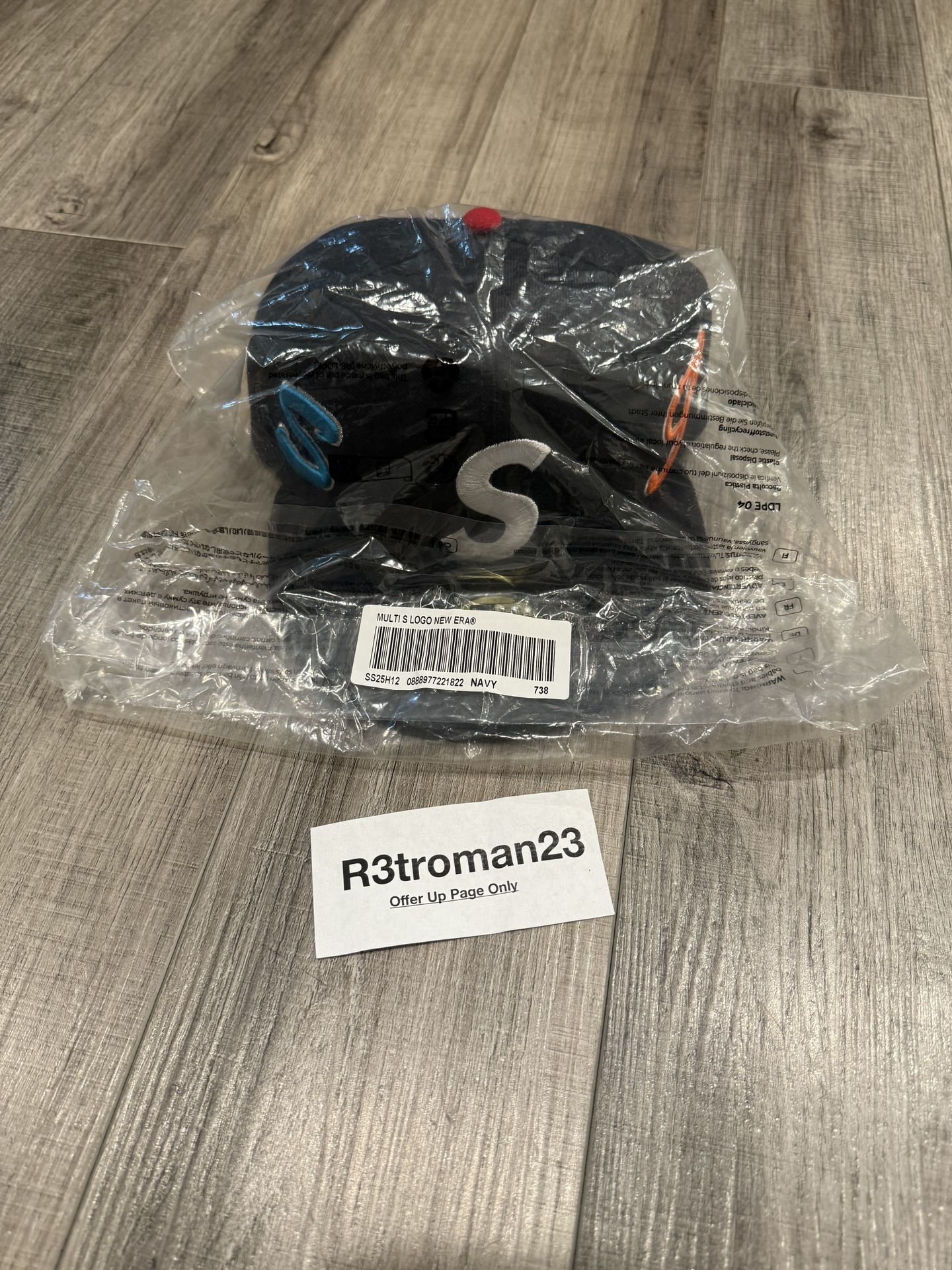 Supreme Multi S Logo New Era Navy