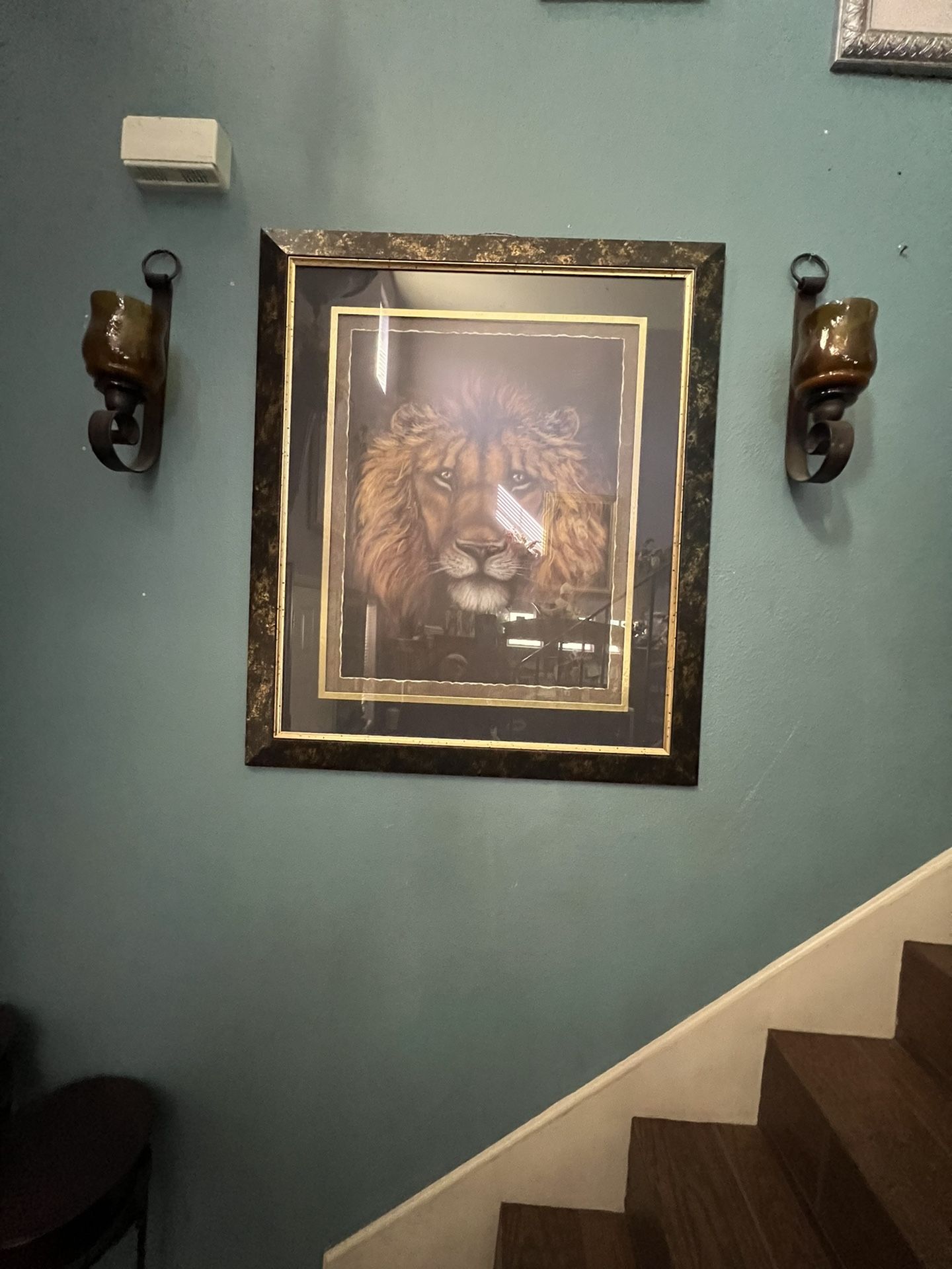 Home Interior Frame And Candles