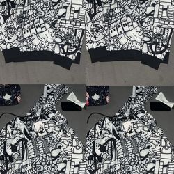 Doodle hoodie medium