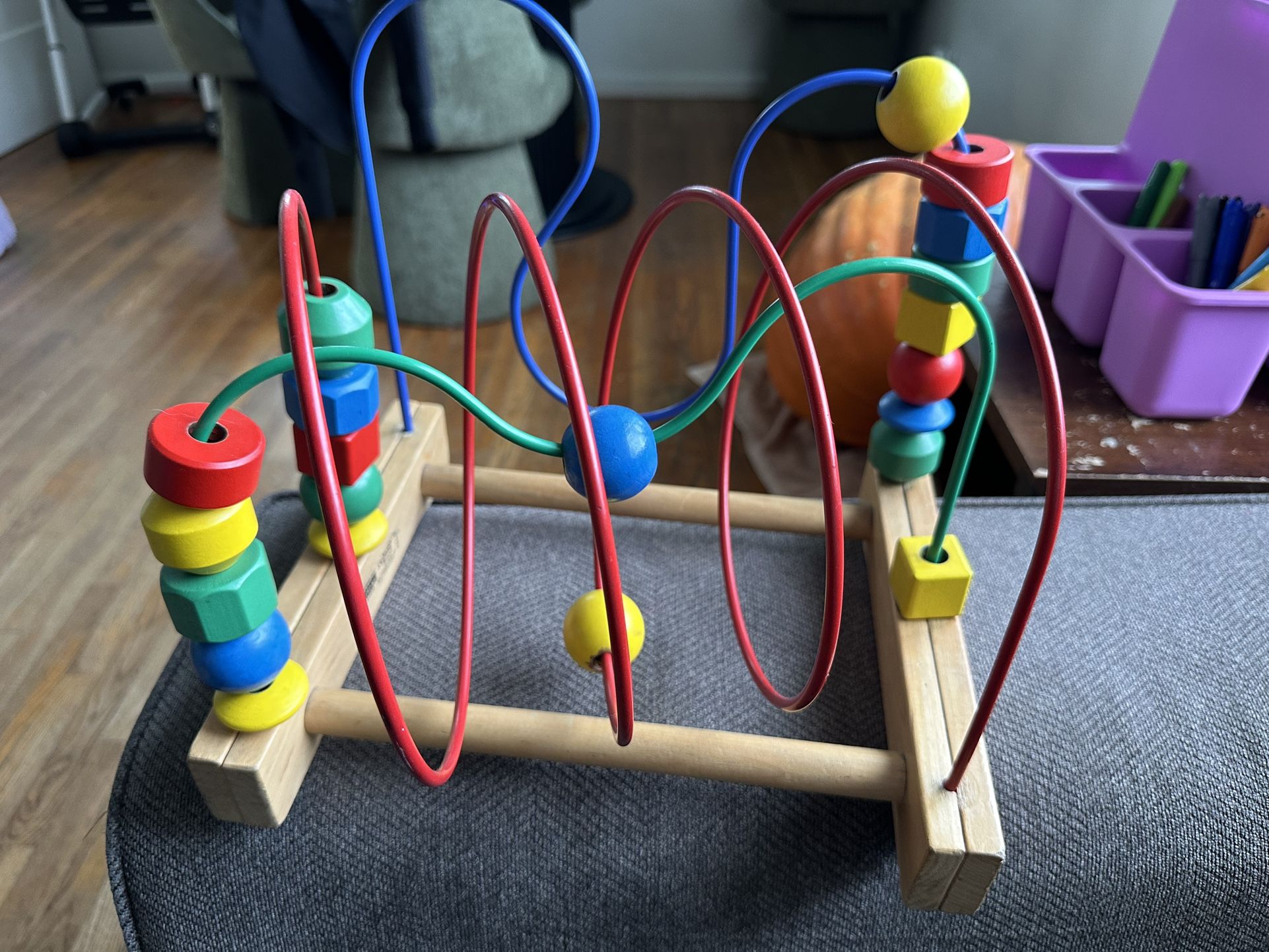 Wooden Bead Maze Baby Toy