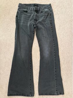 BoohooMan Black flared jeans