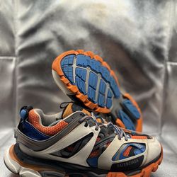 Balenciaga track sneaker orange grey