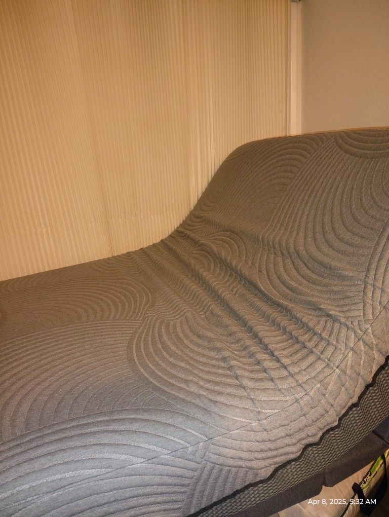 Bed Tech Upper And Lower Adjustable Bed Frame And Mattress