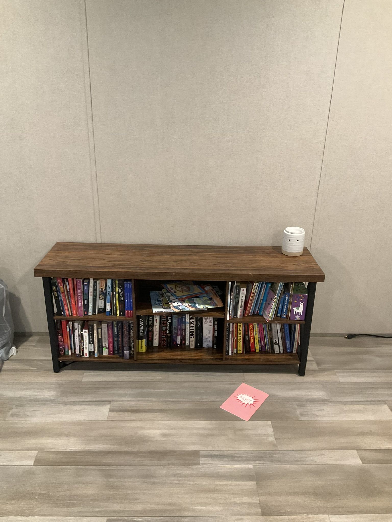 65’ TV Stand W/O BOOKS 