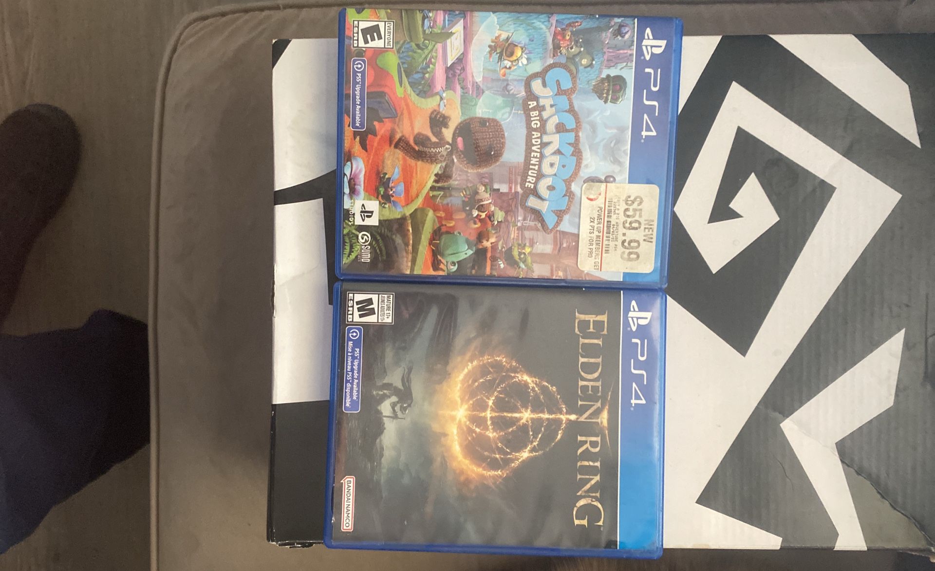 Two Games! Elden Ring, And Sack boy A Big Adventure.