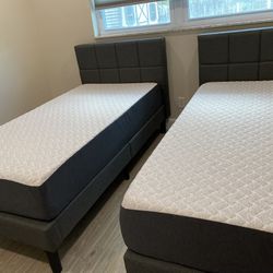 Twin Beds With Mattress $450 Each Set 