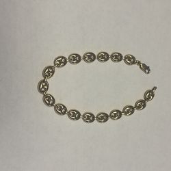 18K YELLOW GOLD BRACELET 7.5”
