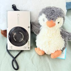 Canon Power Shot A3400 IS 16MP Compact Digital Camera Black TESTED WORKING