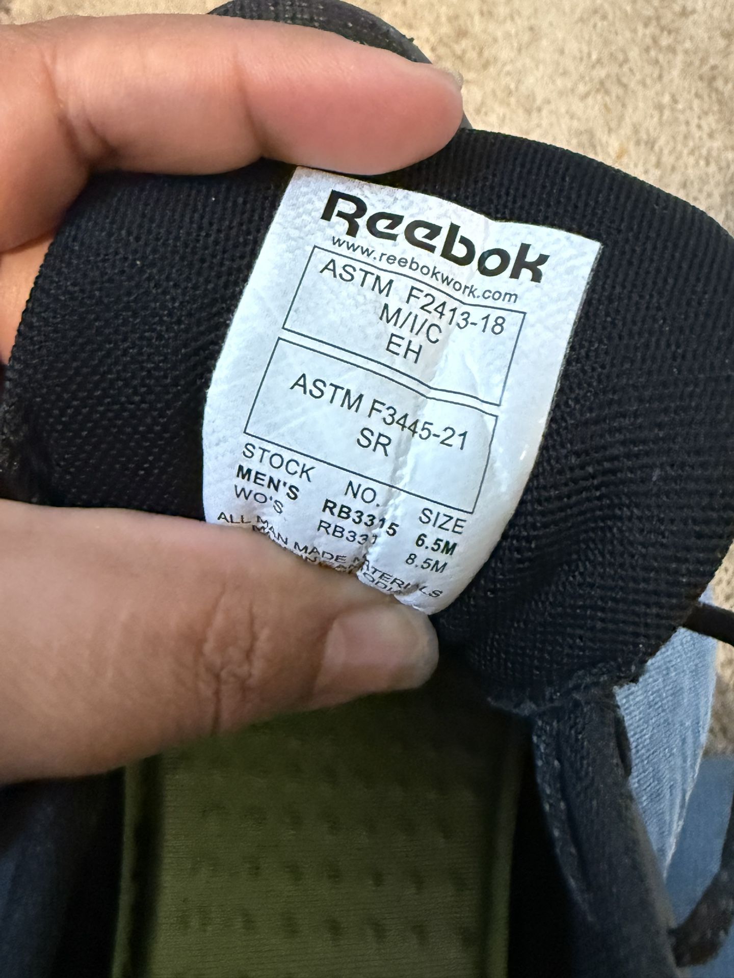 Reebok Safety Shoes