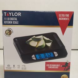 11 Lb Digital Kitchen Scale Rechargeable 