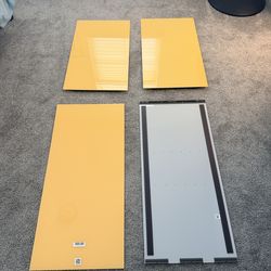 Samsung Bespoke 4-Door Flex™ refrigerator – 4 interchangeable panels for sale. -Yellow