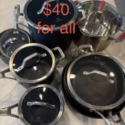 Pots And Pans $40 For All, Pick Up Only 