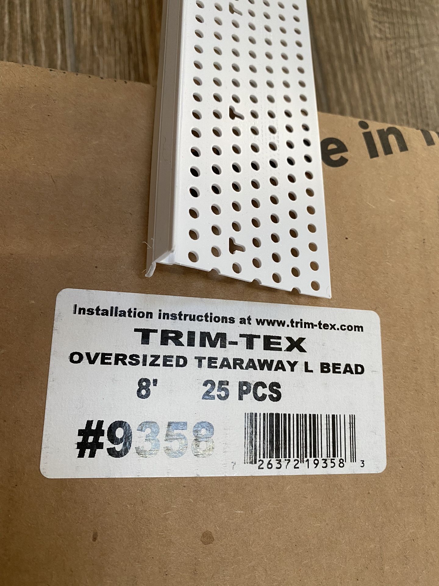 Drywall Trim Shower Tear Away Bead by trim-Tex