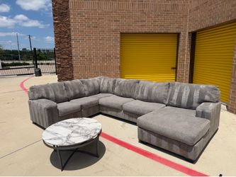 Ashley Furniture Oversized Grey Sectional