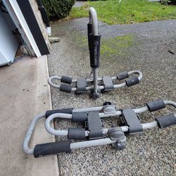 Kayak holders  Malone on set and Swiss Cargo dual kayak holders one set