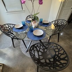 Table and chairs