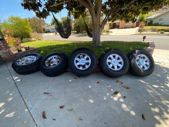 Hummer H3 Rims & Toyo “Open Country” Tires (SET OF 5): Toyo Open Country A/T III - LT265/75R16 (Load Range E) on OEM Hummer H3 Rims