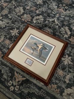 Vintage duck wall art