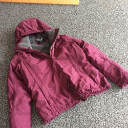 Ladies Land’s End Winter Jacket Size Small 2-4 Mint Condition Detachable Hood