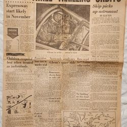 Birmingham Newspaper/John Glenn 2-20-1962