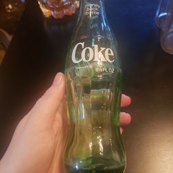Vintage Coke Cola Glass Bottle 