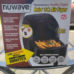 NUWAVE BRIO 3Q AIR FRYER COMPLETE for Sale in Dawsonville GA OfferUp