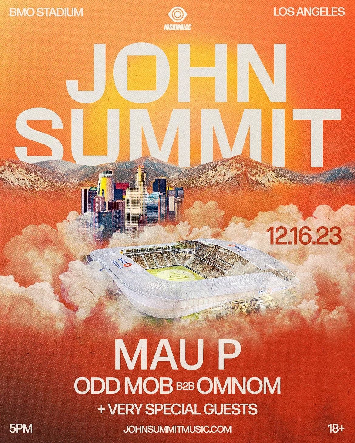 John Summit Pit Tickets At BMO Stadium