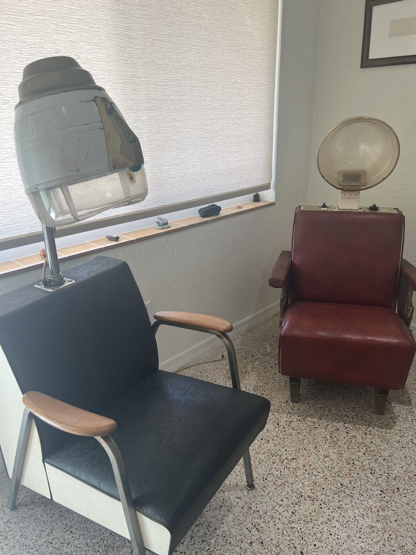 Vintage Antique Salon Dryer Chairs