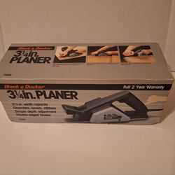 Black & Decker 3 1/4 Planer 7696 New In Box