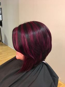 Violet hair