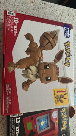Mega Blox Eevee And Pokedex
