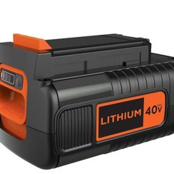 BLACK+DECKER 40V MAX Lithium Battery, Compatible with 36V and 40V MAX Power