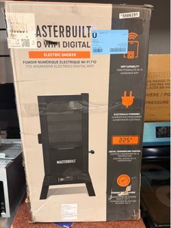 Master build digital smoker