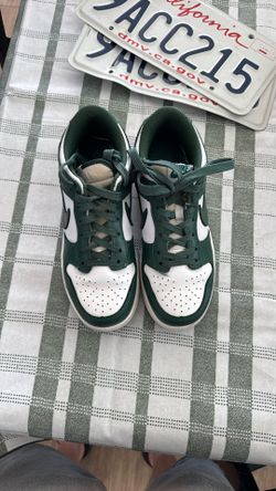 Green Rep Nike Dunk Low, Size 8 Woman’s