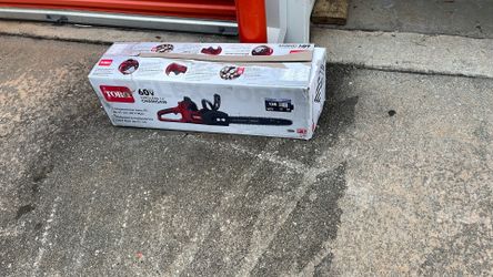 Toro cordless chainsaw
