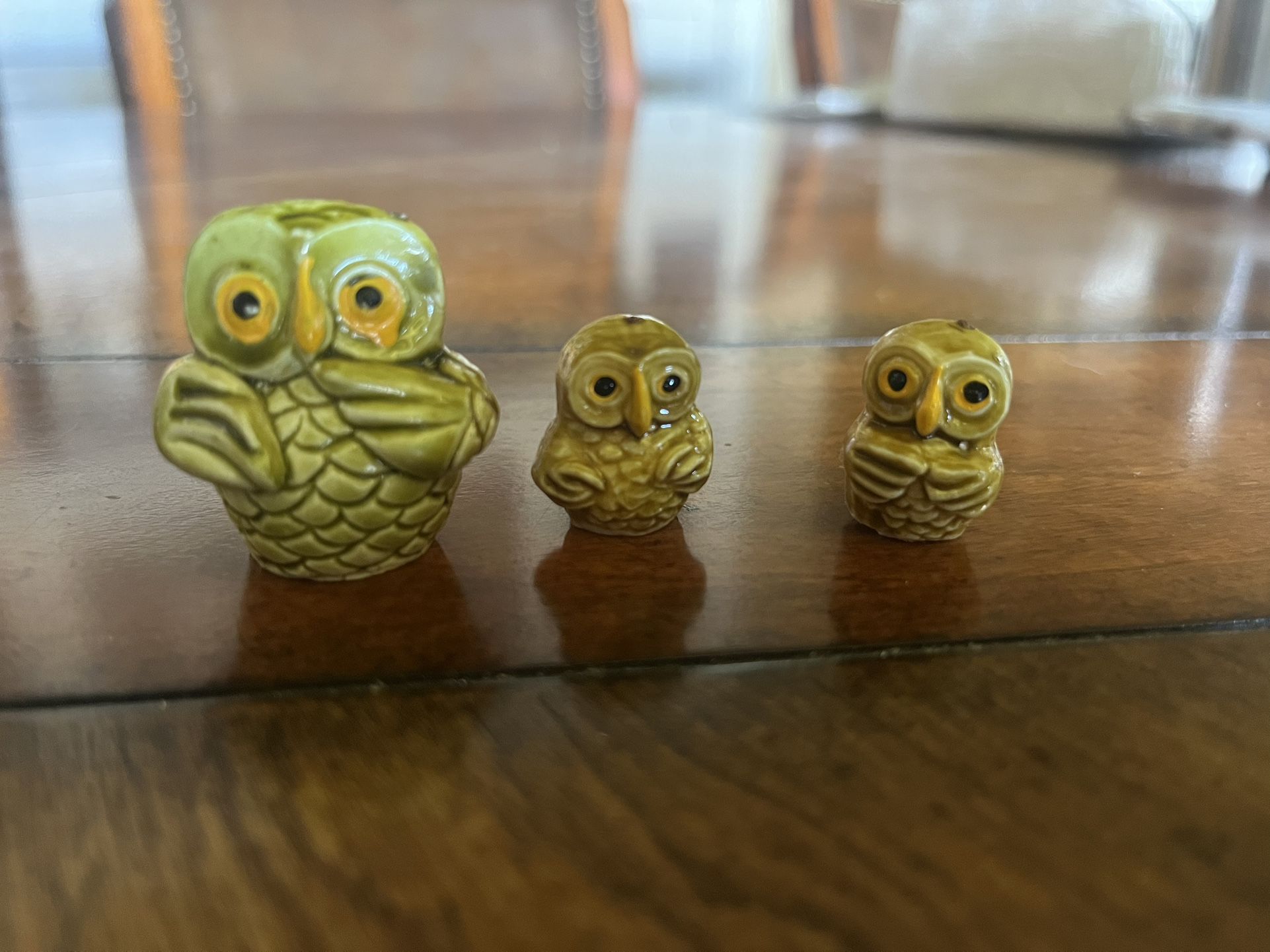 3pc Mini Owl Set 