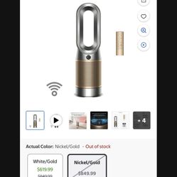 Dyson Purifier Heater+cool Formaldehyde Hp09 Smart Fan  Sells For Over $825