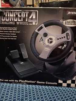 PlayStation 2 Concept 4 racing wheel