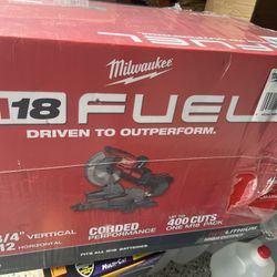 Milwaukee 10inch Miter saw With Battery 